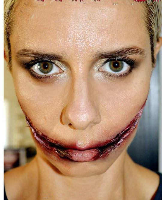 Halloween trucco con ferita Brescia 
